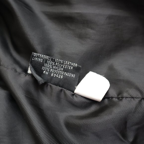 Wilson Men's Leather Vintage Coat Jacket, Genuine Black Leather Jacket, Large - Picture 4 of 15